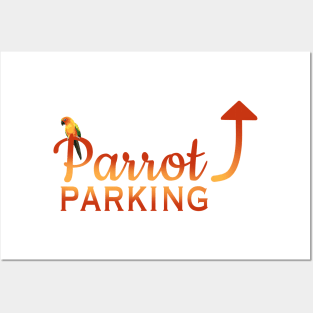 Parrot Parking - Sun Conure Posters and Art